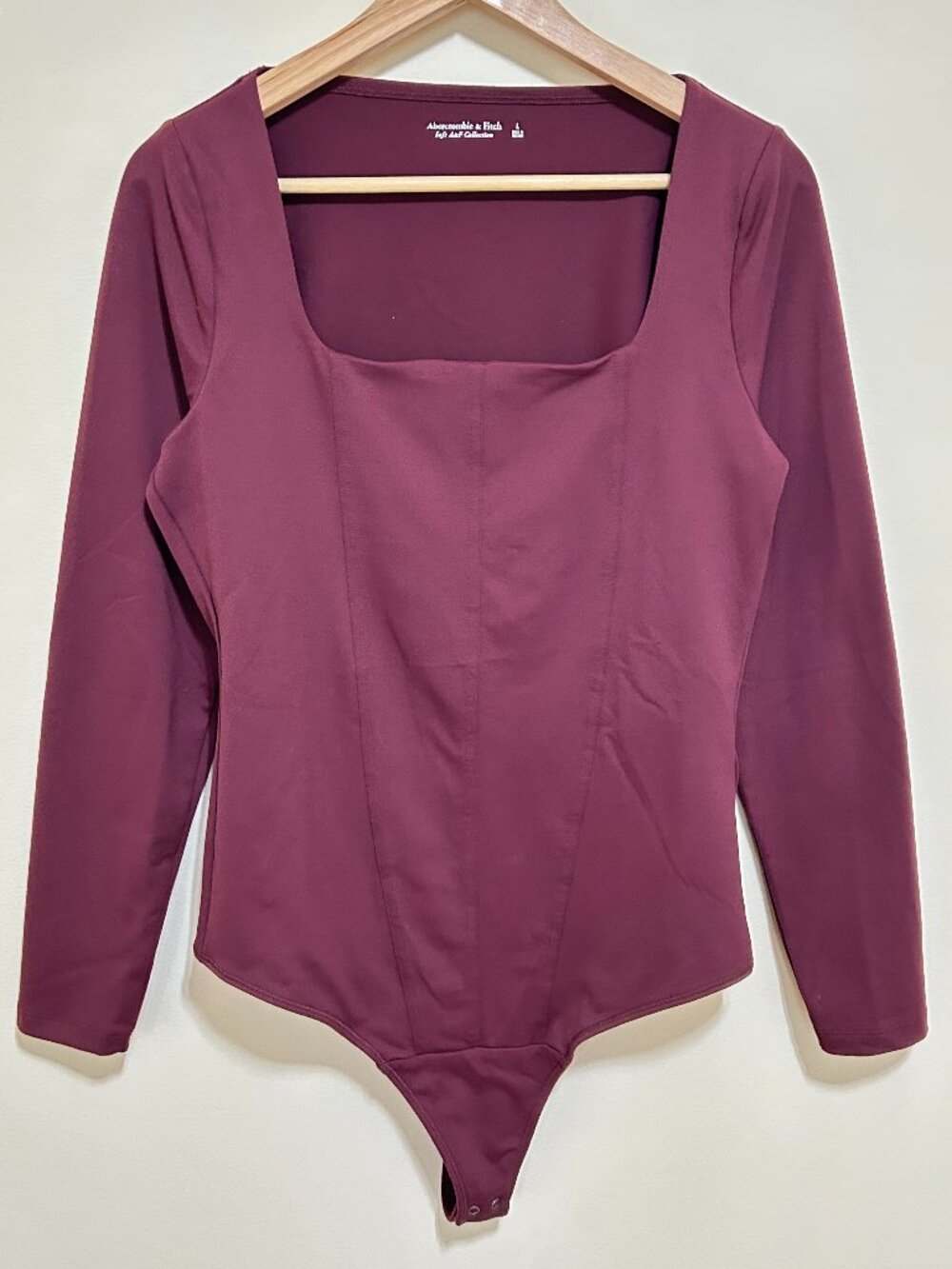Abercrombie & Fitch | Soft A&E Collection | Bodysuit Burgundy Size L